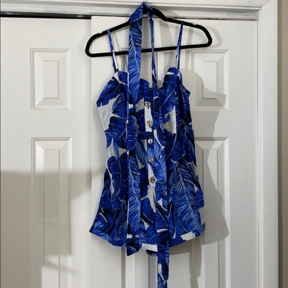 Blue romper